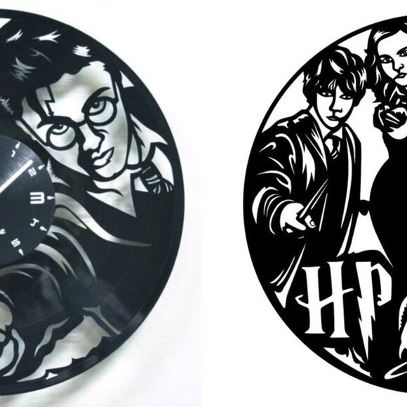 6 Designs Laser Cut for Wall Decor | Vinyl Record Clock - Picture 5 of 8